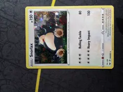 Snorlax 140/202 - Pokemon TCG Promo Cosmo's Holo - HD Swirl - NM - Image 1