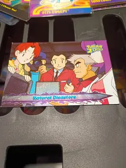 Topps Pokemon The Movie 2000 holo foil #37 Natural Disasters - Image 1