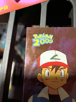 The Flute #61 - Foil Pokemon Topps Pokemon 2000 Movie Blue Logo NM - Image 3