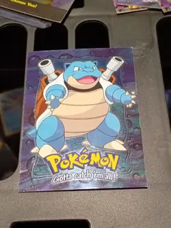Mewtwo Strikes Back topps Pokemon The First Movie Holo Foil E9 Blastoise - Image 1