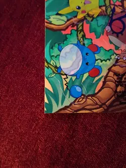 2000 Topps Pokemon Movie 2000 Sticker Psyduck and Elekid #9 - NM - Image 3