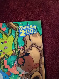 2000 Topps Pokemon Movie 2000 Sticker Psyduck and Elekid #9 - NM - Image 5