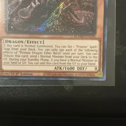 Yu-Gi-Oh! Primite Dragon Ether Beryl BLMM-EN130 1st Edition (Secret Rare) - Image 4