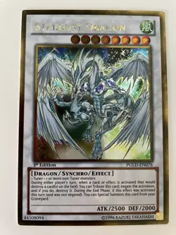 Stardust Dragon - PGLD-EN076 Gold Rare 1st Edition Yugioh! NM - Image 1