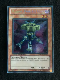 YUGIOH Secret Rare Malefic Parallel Gear YMP1-EN003 PLAYED - Image 1
