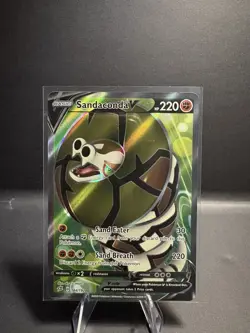 Sandaconda V Full Art 184/192 Rebel Clash Pokemon Card - NM - Image 1