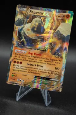 Regirock EX - 43/124 - Pokemon Fates Collide XY Ultra Rare Card LP+ Light Play - Image 4