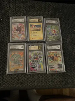 Pokemon CGC 10 Cards - Lot - Image 1