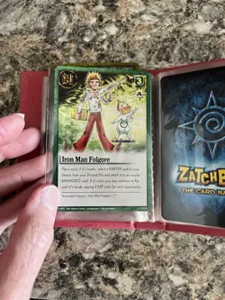 Zatch Bell!The Card Battle Red Spell Book Binder Vintage 2003 Includes Cards - Image 5