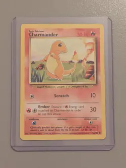 Pokemon Original 1999 Base Set Charmander Pokemon Card 46/102 - Image 1