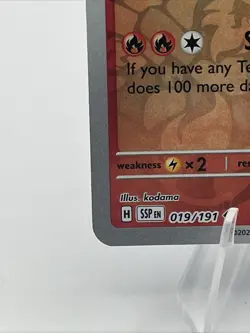 Pokemon Surging Sparks Holo Reverse Ho-Oh Card 19/191 NM Rare 2024 - Image 2