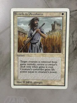 Swords to Plowshares - MP - Magic the Gathering Unlimited Edition - Image 1