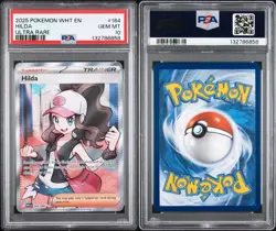 2025 Pokemon SV WHT EN-White Flare #164 HILDA ULTRA RARE PSA 10 GEM MINT - Image 3
