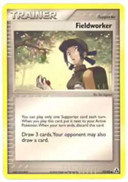 Fieldworker - 73/92 - Uncommon LP, English Pokemon EX Legend Maker - Image 1