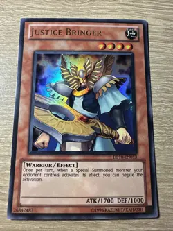 Yu-Gi-Oh! Justice Bringer DP10-EN013 Ultra Rare Unlimited LP - Image 1