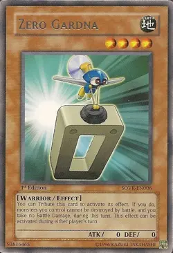 Yugioh - Zero Gardna (Rare) (Unlimited) - SOVR-EN006 P - Image 1