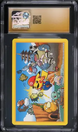 CGC Pristine 10 Five Of Clubs Mario Pikachu Deck Playing Cards 2016 Pokemon - Image 2