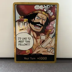DON!! Card (Gol.D.Roger) (Gold) Carrying On His Will Foil - Image 1