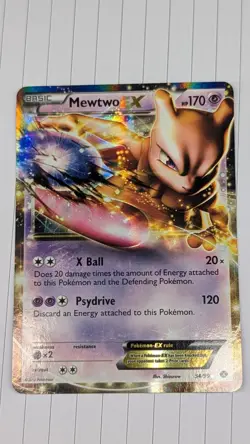 Mewtwo EX 54/99 Celebrations Classic Collection Pokemon Card TCG Holo NM - Image 1