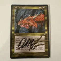 MTG: Shadow Signs By Artist - Fire Covenant - LP - Ice Age - Magic the Gathering - Image 1