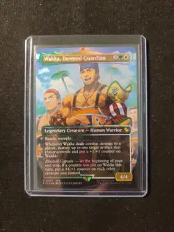 Wakka, Devoted Guardian (Borderless) (Chocobo Track Foil) Commander: Final... - Image 2
