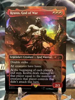 MTG | Kratos, God Of War ✨FOIL✨ [Secret Lair] - Image 1