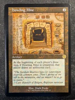 Howling Mine - Retro Schematic - The Brothers' War (MTG) - Image 1