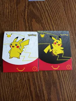 2021 Pokemon 25th Anniversary McDonalds 2 Packs Promo Sealed . Series 1 .. - Image 1