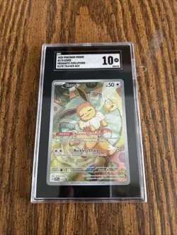 2025 Pokemon Promo #173 Eevee Prismatic Evolutions SGC 10 - Image 2