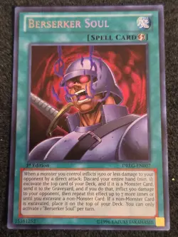 1x (VLP) Berserker Soul - DRLG-EN007 - Secret Rare - 1st Edition YuGiOh - Image 1