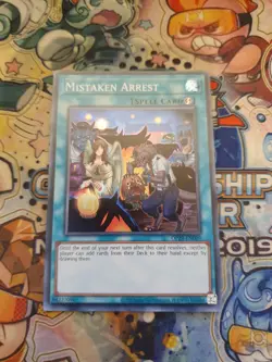 Yu-Gi-Oh! Mistaken Arrest OP29-EN009 Super Rare - Image 1