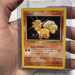 Pokemon SPANISH Vulpix 68/102 Base Set - Common Pokemon Card - LP+ Vintage WOTC - Image 1