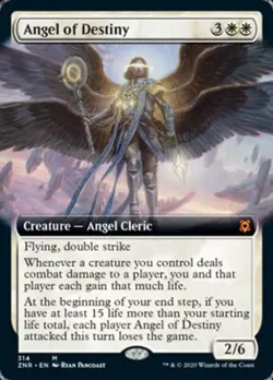 Angel of Destiny (Extended Art) - Near Mint MTG Zendikar Rising - Image 1