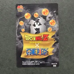 S3233 Usopp Trunks Goten Dragon Ball x One Piece Jump 40th Anniversary Card N19 - Image 2