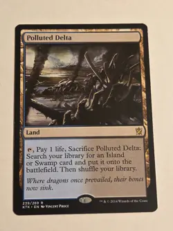 Polluted Delta X1 KTK MTG Khans Of Tarkir - Image 1