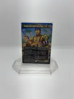 Wakka, Devoted Guardian (Borderless Chocobo Track FOIL) MTG Final Fantasy - NM - Image 1