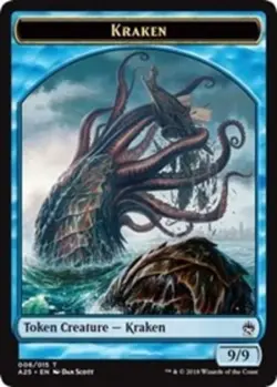 Kraken Token (006) - Masters 25 #6/15 MTG Magic The Gathering - Image 1