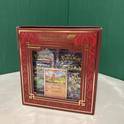Pokemon Charizard Ex Super Premium Collection Card Display Figure 10 Boosters - Image 4