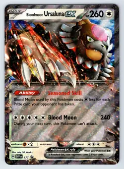 Bloodmoon Ursaluna ex - Jumbo Oversized SVP177 - Holo - NM - Pokemon Promo - Image 1