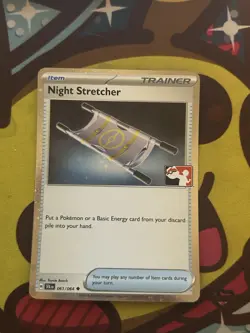 Pokemon Night Stretcher 061/064 - Play! Prize pack Series - Cosmic Holo Rare - Image 1
