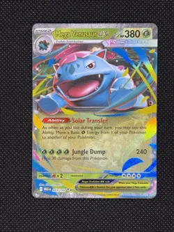 Pokemon TCG MEGA VENUSAUR EX 003/132 Mega Evolution Ultra Rare - Image 1