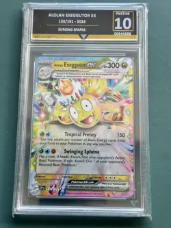 Alolan Exeggutor ex 133/191 Double Rare Holo Surging Sparks Pokemon TCG 10 - Image 1