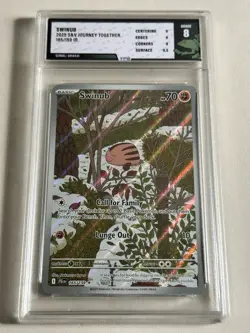 Swinub 165/159 Illustration Rare 2025 Journey Together Pokemon TCG Grade 8 - Image 1