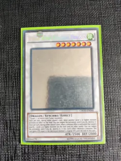 Yu-Gi-Oh Clear Wing Synchro Dragon !!! Ghost Rare !!! CROS-EN046 NM - Image 1