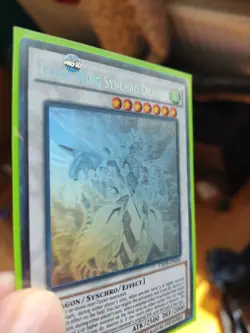 Yu-Gi-Oh Clear Wing Synchro Dragon !!! Ghost Rare !!! CROS-EN046 NM - Image 2