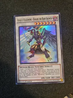 Assault Blackwing - Raikiri the Rain Shower DOCS-EN047 Ultra Rare 1st Yugioh - Image 1