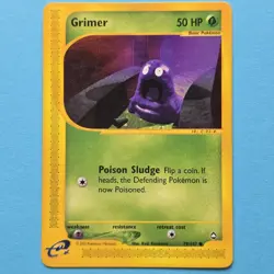 Grimer 79/147 Aquapolis Non-Holo 2002 WOTC Vintage E-reader Pokemon Card - Image 1