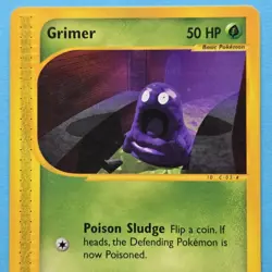 Grimer 79/147 Aquapolis Non-Holo 2002 WOTC Vintage E-reader Pokemon Card - Image 2