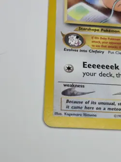 Cleffa 20/111 Rare Neo Genesis Non Holo Pokemon Card MP - Image 5