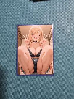 Beautiful Waifu Card -Marin-Goddess ACG Custom DIY Fan Art Card - Image 1